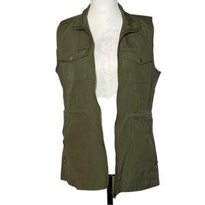 Magellan’s Outdoors Classic Fit Women’s Olive Green SzXS Utility Vest PreOwned
